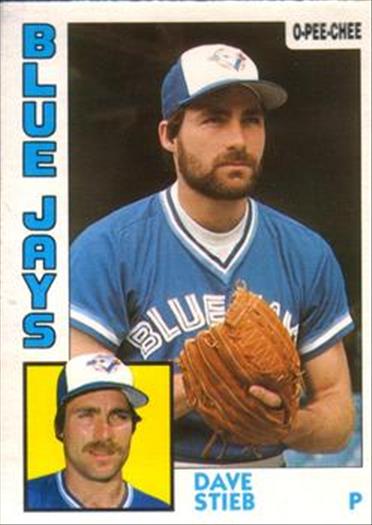 1984 O-Pee-Chee Baseball Cards 134     Dave Stieb